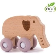  Bo Jungle Dřevěná hračka B-Woody Elephant pastel pink