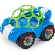  BrightStars OBALL Hračka autíčko Rattle Roll 3m+ Modrá