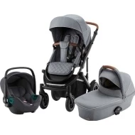  Britax Romer 3v1 kočárek Smile III + Baby Safe 3 i-Size Nordic grey