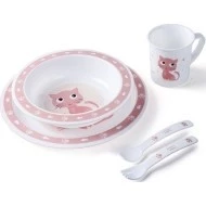  Canpol babies plastová sada nádobí Pink