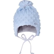  Esito Dětská zimní čepice Minky Teddy Modrá 34