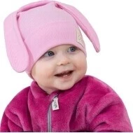  Esito Jarní čepice s ušima Color Pink vel. 32