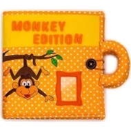  PIQIPI Interaktivní dětská knížka Quiet Book Monkey