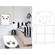  Vylen Designová puzzle podlaha Panda 78 x 134 cm