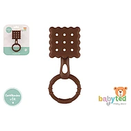  Babyted Chrastíček silikon 13x5cm Keksík