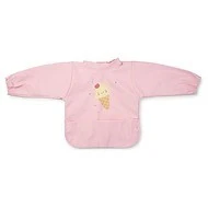 Saro Baby Nepropustný bryndák s rukávkama 