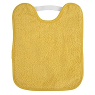  Saro Baby Nepropustný froté bryndák Mustard