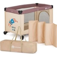  Petite&Mars Postýlka cestovní Koot Lite dark grey (bez průlezu) Tiger super hero