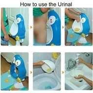 Nastavitelný WC trenažér Penguin urinal 