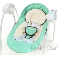 Apollo Sun houpátko komfort  Lehátko - detail 5ti bodových pásů a podhlavníku