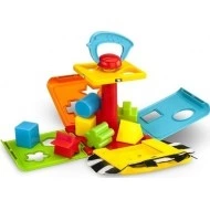 B-Kids Vkládací kostka džungle Rozložená kostka