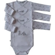  BABY SERVICE Body dlouhý rukáv zavinovací medvídkové 