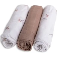  Baby Matex Bambusové pleny 3ks 70x70cm Třešně