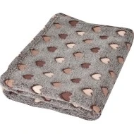 Baby Matex Deka Milly 75 x 100 cm Srdíčka šedá