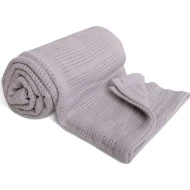  Baby Matex Bavlněná deka SISI 75x100cm Šedá