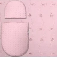  BabyRenka Sada do kočárku (povlečení s výplní) Madeira pink