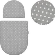  BabyRenka Sada do kočárku (povlečení s výplní) Puntik grey vytvorena fotka