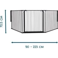  BabyDan Prostorová zábrana Carl Wide Carl x wide