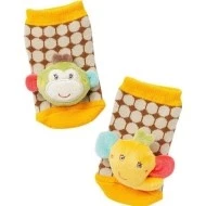  Babyfehn Chrastící ponožky slon/opice 