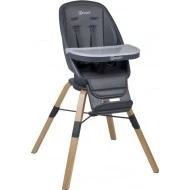 BabyGo Jídelní židlička CAROU 360° varianta Grey