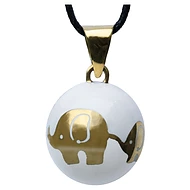  BABYLONIA BOLA originální mexický hudební šperk Golden Elephants