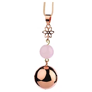  BABYLONIA BOLA originální mexický hudební šperk Star/Moon Rose Gold Pearl Flower