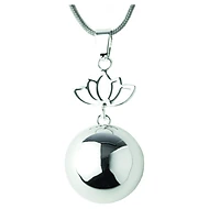  BABYLONIA BOLA originální mexický hudební šperk Star/Moon Silver Lotus