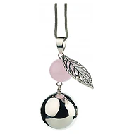  BABYLONIA BOLA originální mexický hudební šperk Star/Moon Silver Pearl Leaf
