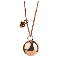  Bola Těhotenská rolnička HEARTHBEAT Rose Gold