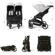 Baby Monsters Easy Twin + color pack Skládání a otáčení kočárku