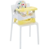 Badabulle Přenosná židlička Comfort Žlutá židlička Compact na klasické židli