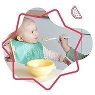 Badabulle Sada 5ks misek s víčky,3 lžičkami a přísavkou