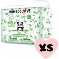 Bamboolove Pleny jednorázové bambus XS 2-4 kg