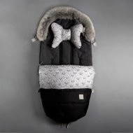 Beztroska Fusak s kožešinou Black