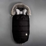 Beztroska Fusak s kožešinou Black