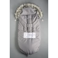  Beztroska Fusak s kožešinou - Dove grey