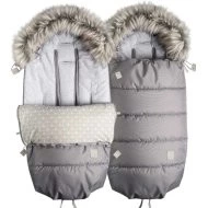  Beztroska Fusak s kožešinou - Dove grey