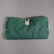 Beztroska Rukávník na kočárek s kožešinou Bottle green bez kožešiny