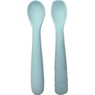  Bo Jungle Silikonové lžičky B-Spoon Shape 2 ks Pastel blue