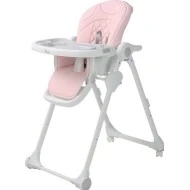  Bo Jungle Jídelní židlička B-Dinner Chair Wheely Pink