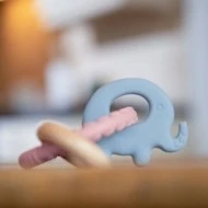 BO JUNGLE Kousátko B-Rattle Rings Elephant