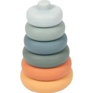 BO JUNGLE Silikonová stohovací kousátka B-Silicone Rounds