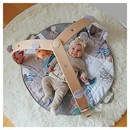  Bo Jungle Hrací deka s dřevěnou hrazdičkou Ocean Bliss - 