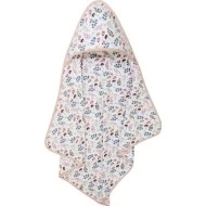  Bomimi Osuška s kapucí flanel 80 x 80 cm Kvítka