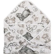 Bomimi Osuška s kapucí flanel 80 x 80 cm 