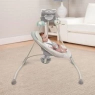 Bright Starts Houpačka velká s kolotočem a adaptérem InLight 0m+ Druhý bok