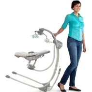 Bright Starts Houpačka velká s kolotočem a adaptérem InLight 0m+ Kolečka