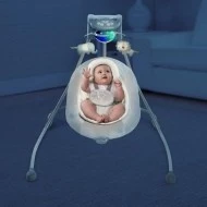 Bright Starts Houpačka velká s kolotočem a adaptérem InLight 0m+ Kolotoč světlo