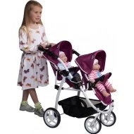 Britax Kočárek pro panenky DUO TWIN S panenkami