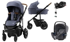  Britax Romer 4v1 kočárek Smile III + Baby-Safe 2 i-Size 